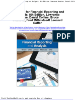 Test Bank For Financial Reporting and Analysis, 8th Edition, Lawrence Revsine, Daniel Collins, Bruce Johnson, Fred Mittelstaedt Leonard Soffer