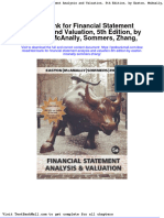 Full Download Test Bank For Financial Statement Analysis and Valuation 5th Edition by Easton Mcanally Sommers Zhang PDF Full Chapter