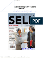 Full Download Sell 4 4th Edition Ingram Solutions Manual PDF Full Chapter