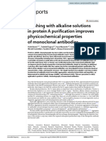 Washing With Alkaline Solutions in Protein A Purification Improves Physicochemical Properties of Monoclonal Antibodies