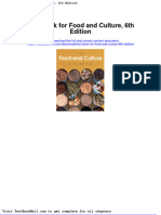 Full Download Test Bank For Food and Culture 6th Edition PDF Full Chapter