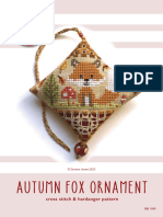 Durene Jones DJE 1059 - Autumn Fox Ornament