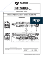 GT-750EL: Guindaste Hidráulico Sobre Caminhão
