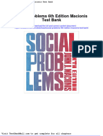 Full Download Social Problems 6th Edition Macionis Test Bank PDF Full Chapter