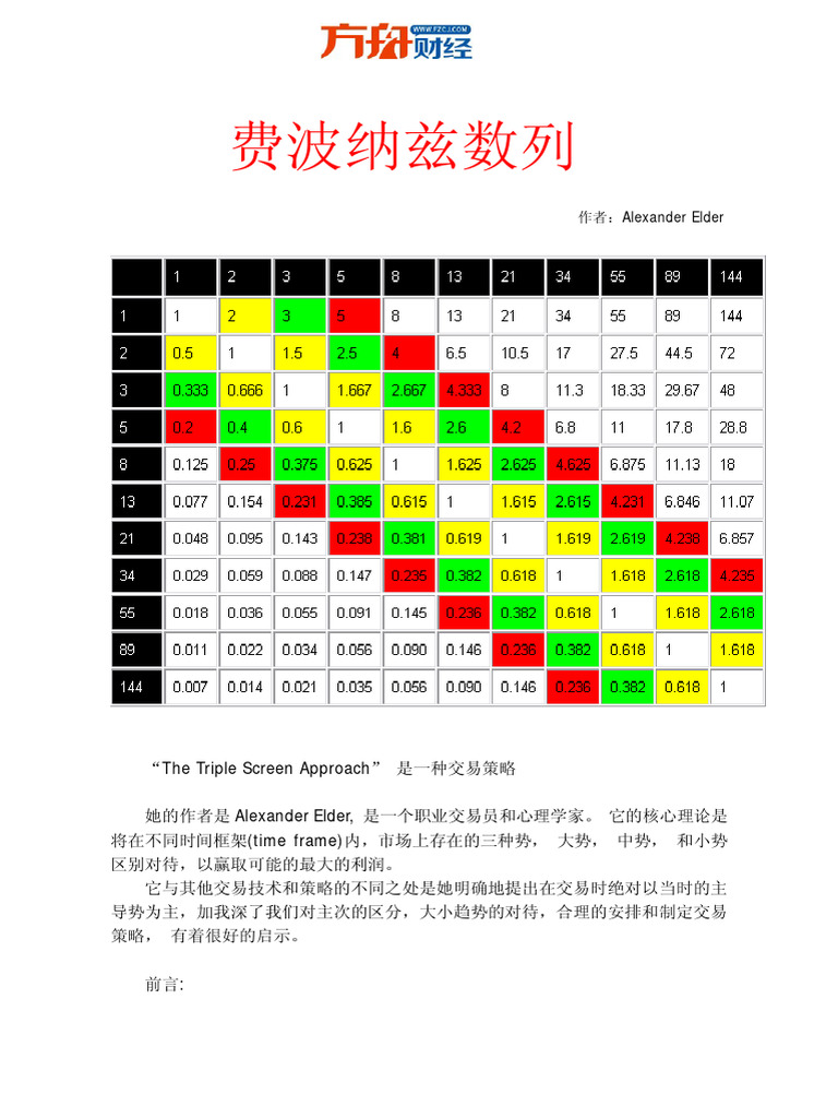 费波纳兹数列| PDF
