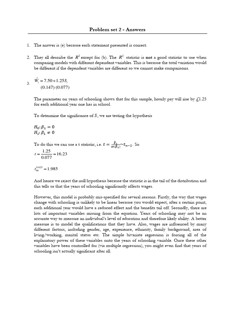 Problem set 2 answers pdf bias of an estimator dependent and