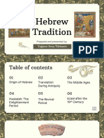 Hebrew Tradition Presentation