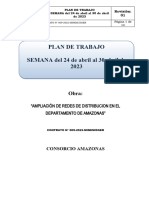 Plan de Trabajo - Semana 24.04.23 Al 30.04.23