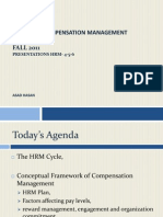 Strategic Compensation Management FALL 2011: Presentations Hrm-4-5-6