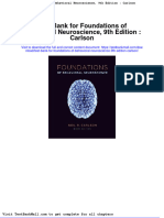 Full download Test Bank for Foundations of Behavioral Neuroscience 9th Edition Carlson pdf full chapter