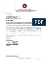 Letter To MR G Canete - Request For A Copy of Cebu City DTP - V2 - Signed