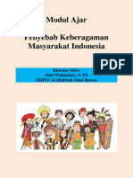 Modul Ajar Penyebab Keberagaman Masyarakat Indonesia: Disusun Oleh: Dini Wulandari, S. PD SMPIT Al Qudwah Musi Rawas