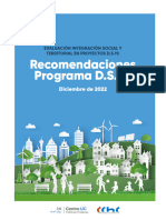 Informe Evaluacion de La Integracion Social y Territorial de Proyectos d.s.19