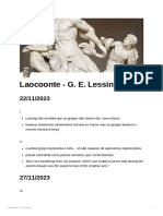 Laocoonte - G E Lessing 