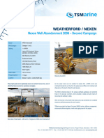 Weatherford - Nexen Well Abandonment 2nd Campaign 2006