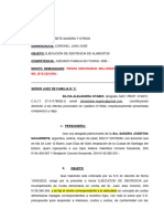 Ejecucion Sentencia de Alimentos