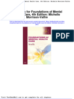 Full Download Test Bank For Foundations of Mental Health Care 4th Edition Michelle Morrison Valfre PDF Full Chapter
