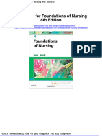 Full Download Test Bank For Foundations of Nursing 8th Edition PDF Full Chapter