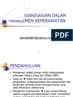 C. Manajemen Kep - Pengorganisasian