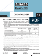 11 - ODONTOLOGIA 2013 Prova