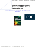 Full Download Test Bank For Frommers Radiology For The Dental Professional 10th Edition by Stabulas Savage PDF Full Chapter