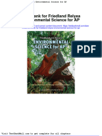 Full Download Test Bank For Friedland Relyea Environmental Science For AP PDF Full Chapter