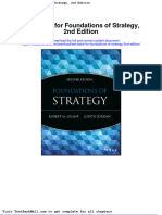 Full Download Test Bank For Foundations of Strategy 2nd Edition PDF Full Chapter