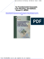 Full Download Test Bank For Fundamental Concepts and Skills For Nursing 3rd Edition Susan C Dewit PDF Full Chapter
