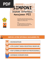 Manual Book Pengoperasian SIMPoNI | PDF