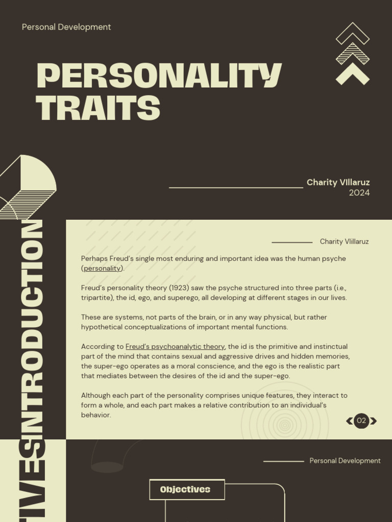 Personality Traits Pdf Id Cognitive Science