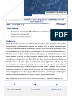 32 Safety Alert of Potential Risk of Abuse Dependence and Withdrawal With Benzodiazepines