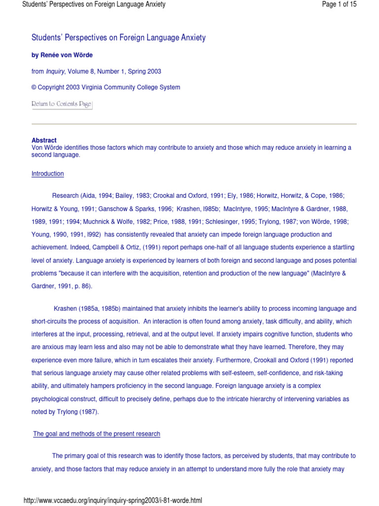 EJ876838 | PDF | Anxiety | Qualitative Research