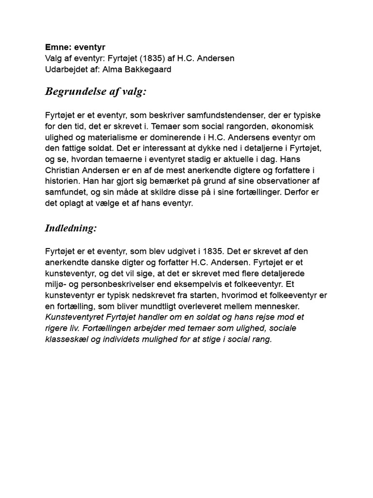 Emne - Eventyr-3 | PDF