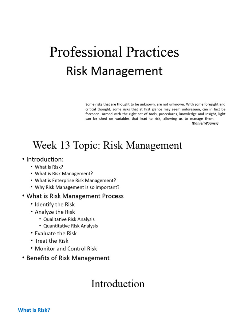 26Y Part1 Risk Management Pool PDF