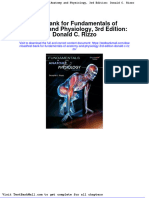 Full Download Test Bank For Fundamentals of Anatomy and Physiology 3rd Edition Donald C Rizzo PDF Full Chapter