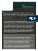 Psicologia Organizacional e Do Trabalho (PSI52) Avaliação Final (Discursiva) - Individual (Gabarito)