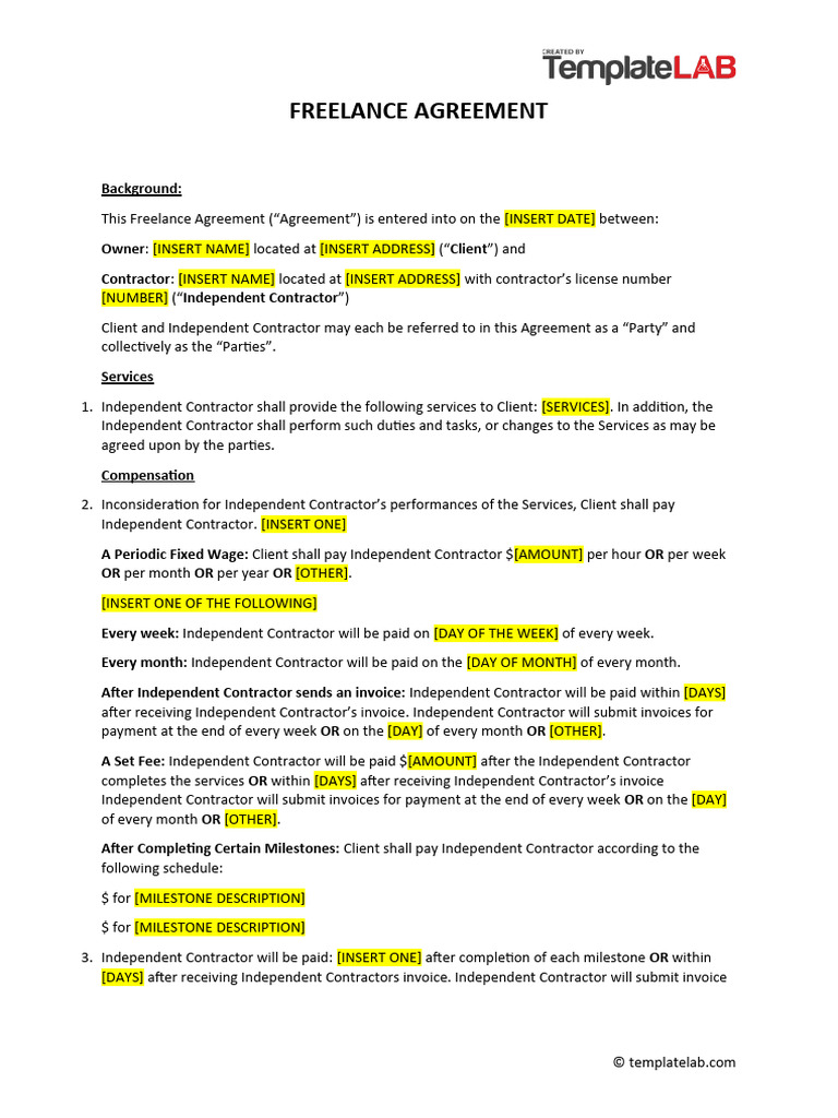 Freelance Agreement | PDF | Arbitration | Indemnity