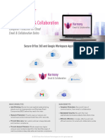 Harmony Email and Office Solution Brief Harmony Advanced