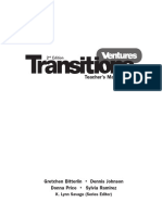 Ventures Transitions Teacher's Manual - Printable Teaching Notes Pages