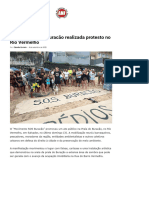 Movimento SOS Buracão Realizada Protesto No Rio Vermelho - ANF - Agência de Notícias Das Favelas