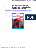 Full Download Test Bank For Fundamentals of Financial Management Concise Edition 10th Edition by Brigham PDF Full Chapter