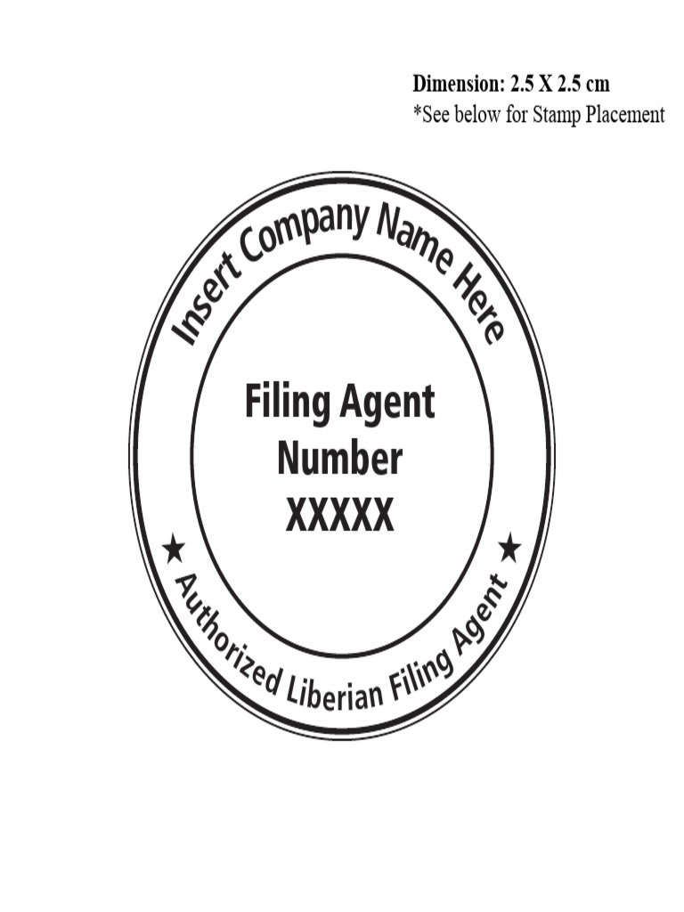 Company Stamp and Placement PDF