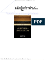 Full Download Test Bank For Fundamentals of Investment Management 10th Edition Hirt PDF Full Chapter