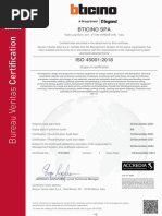 Bticino Spa - Iso 45001 Rev. 1 - Ing - Con Logo