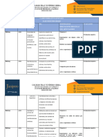 SEGUNDOS AVANCE PROGRAMA ANALITICO Artísticas