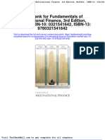 Full Download Test Bank For Fundamentals of Multinational Finance 3rd Edition Moffett Isbn 10 0321541642 Isbn 13 9780321541642 PDF Full Chapter