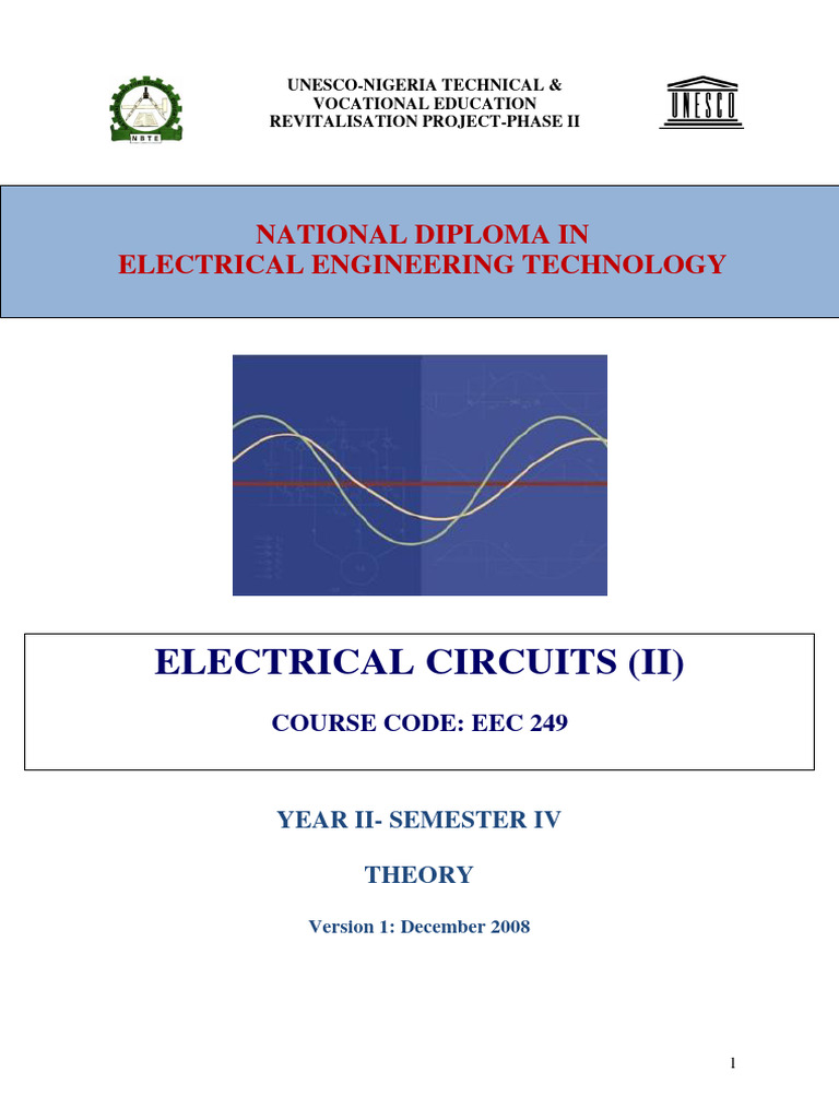 Eec 249 Theory Pdf Ac Power Inductance