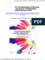 Full Download Test Bank For Fundamentals of Nursing Active Learning For Collaborative Practice 2nd by Yoost PDF Full Chapter