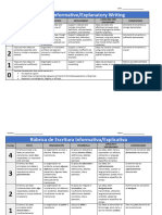 Rubric For Informative/Explanatory Writing: Score Focus Organization Development Language and Vocabulary Conventions