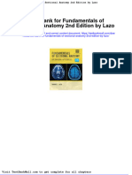 Full Download Test Bank For Fundamentals of Sectional Anatomy 2nd Edition by Lazo PDF Full Chapter
